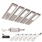 Preview: LED-HELIOS 5er-Set inkl. Trafo + Sensor Unterbauleuchten