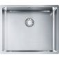 Preview: Franke Box - BXX 110-50 Druckknopf rund Edelstahl-Optik