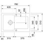 Preview: Franke Maris MRK 611-78 Anthrazit-matt