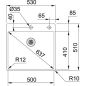 Preview: Franke Box - BXX 210-50 A Druckknopf rund Edelstahl-Optik