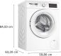 Preview: Bosch WUU28T22, Waschmaschine, unterbaufähig - Frontlader