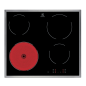Preview: Electrolux LRR6430M - Kochfeld - Schwarz