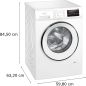 Preview: Siemens WM14N226, Waschmaschine, Frontlader