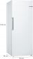 Preview: Bosch GSN54AWCV, Freistehender Gefrierschrank
