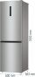 Preview: Gorenje NRC6194SXL4 - Kühl- / Gefrierkombination - Silber