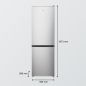 Preview: Gorenje NRK619AA1XL4 - Kühl- / Gefrierkombination - Silber