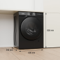 Preview: Gorenje W53G494A1P1B - Waschmaschine - Tiefschwarz