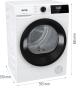 Preview: Gorenje DHNE82 - Trockner - Weiß