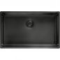 Preview: Franke Edelstahlbecken BXM 210/110-68 Anthrazit Druckknopf Anthrazit