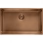 Preview: Franke Edelstahlbecken BXM 210/110-68 Kupfer Handbedienung