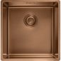 Preview: Franke Edelstahlbecken BXM 210/110-40 Kupfer Druckknopf Kupfer