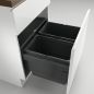 Preview: Cox® Base 360 S/600-2, Abfallsammler mit Frontauszugssystem, anthrazit, H 360 mm