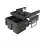 Preview: Cox® Base 360 S/600-2 mit Base-Board, Abfallsammler mit Frontauszugssystem, anthrazit, H 460 mm