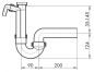 Preview: Kugelgelenksiphon 3 superleise, Siphon, 1 ½ Zoll x Ø 50 mm