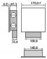 Preview: Mira Quad Glas USB, Aufbausteckdosenelement, Edelstahl/Glas schwarz 7053127