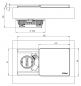 Preview: Evoline® Square-USB, Einbausteckdosenelemente, edelstahlfarbig