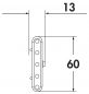 Preview: Melon LED, Unterboden-/Nischenleuchte, 2 LED Strahler, L 350 mm, 3,0 W, edelstahlfarbig