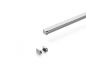 Preview: Linero 2000 Profilleisten Set, Relingsystem, edelstahlfarbig, L 600 mm