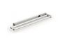 Preview: Handtuchhalter De Luxe, Handtuchhalter, 2-armig, B 95 mm, silber