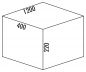 Preview: Cox® Box 220/1200-6, Schrankausstattung, hellgrau