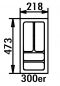 Preview: Besteckeinsatz 4, Besteckeinsatz, für 300er Schrank, B 218, T 473 mm