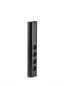 Preview: Mira Wand small, Aufbausteckdosenelement, schwarz matt