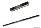 Preview: Slim LED, Pendelleuchte, schwarz, L 1200 mm, 18 W