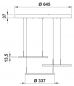 Preview: Plate 3R LED, Pendelleuchte, schwarz matt