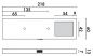 Preview: Six 2 LED, Unterboden-/Nischenleuchte, Einzelleuchte mit LED Touch Schalter und Dimmer