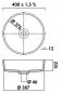 Preview: Patera 40, Waschbecken, schiefer