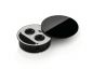 Preview: Smile Doppelsteckdose USB, Einbausteckdosenelemente, Glas schwarz