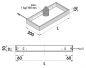 Preview: Lista 50 Farbwechsel LED, Lichtboden, L 600 mm, 4,3 W, edelstahlfarbig