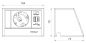 Preview: Evoline® Wing 1 USB A+C, Aufbausteckdosenelement, mit Schukosteckdose, silber