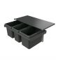 Preview: Cox Stand-UP® 280 S/800-3, Abfallsammler für vorhandene Auszüge, anthrazit, H 280 mm