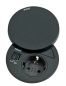 Preview: Evoline® Circle80 Hide, Einbausteckdosenelemente, mit Schukosteckdose, USB A/C