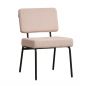 Preview: Rocco 1R, Stuhl, Gestell schwarz, Bezug beige (01)
