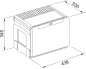 Preview: Franke Cube 50 Mülleimer 3-fach Automatikauszug