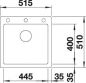 Preview: BLANCO PLEON 5 vulkangrau 527317