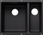 Preview: BLANCO SUBLINE 340/160-U for Coloured Components schwarz 527818