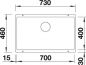 Preview: BLANCO SUBLINE 700-U vulkangrau 527356
