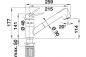 Preview: BLANCOWEGA-S II vulkangrau/chrom 526983
