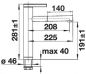 Preview: BLANCO LINEE-S softweiß/chrom 526957