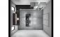 Preview: Burger Planungsküche Celine F132 CONCRETE WHITE Arbeitsplatte Shale black