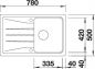Preview: BLANCO SONA 45 S vulkangrau 527332