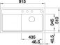 Preview: BLANCO ZENAR 5 S vulkangrau 527365