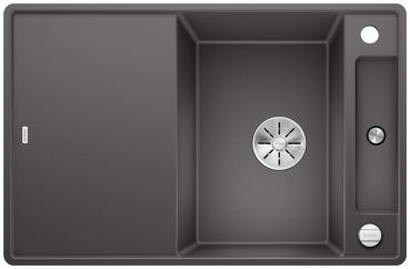 BLANCO AXIA III 45 S-F reversibel felsgrau