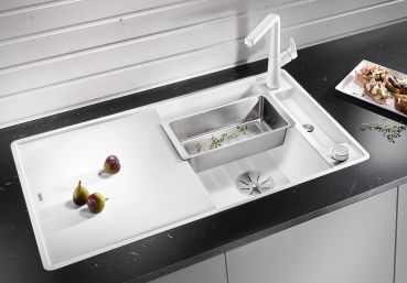 BLANCO AXIA III 5 S-F reversibel weiß