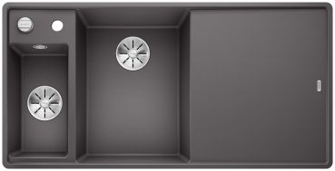 BLANCO AXIA III 6 S-F Becken links felsgrau
