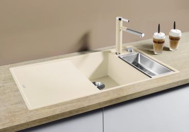 BLANCO AXIA III 6 S-F Becken rechts felsgrau