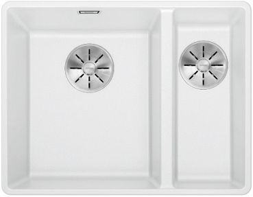 BLANCO SUBLINE 340/160-F Hauptbecken links weiß